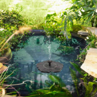 Levná solární fontána do rybníčku
