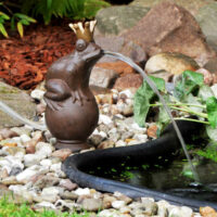 Zahradní fontánka - Chrlič žabí král